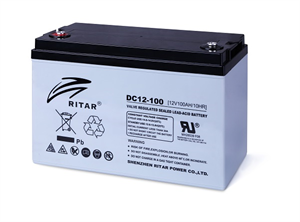 Picture of DEEP CYCLE AGM BAT 12V 100AH 328x172x222mm