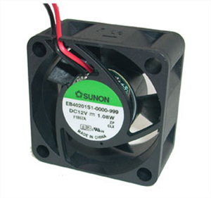 Picture of 12VDC AXIAL FAN 40sqx20mm VAPO 10CFM 2-WIRE