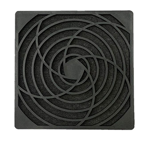 Picture of PLASTIC FILTER FINGER/FAN GUARD BLACK 92mm 3-PIECE