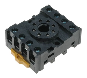 Picture of RELAY BASE / SOCKET 8PIN DIN * PANEL MOUNT