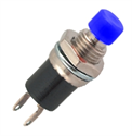 Picture of PUSH BUTTON SWITCH N.O. SPST 1A BLUE SOLDER M7