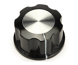 Picture of KNOB BAKELITE/PLASTIC WITH LINE 20x13x6.4