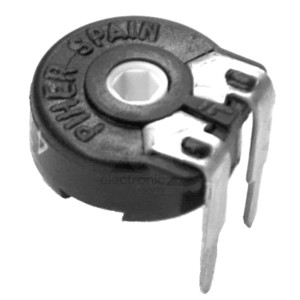 Picture of PRESET POTENTIOMETER 10MM T-ADJ HEX 10K