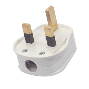 Picture of PLUGTOP 13A BRITISH FLAT PINS & WHITE
