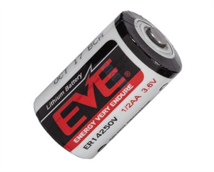 Picture of LITHIUM THIONYL CHLORIDE BATTERY 1/2AA 3.6V