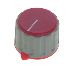 Picture of KNOB PLA RED HEX POI 20x29x6.3