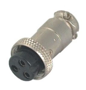 Picture of 3W 16mm MIC SOCKET AVIATION CONNECTOR