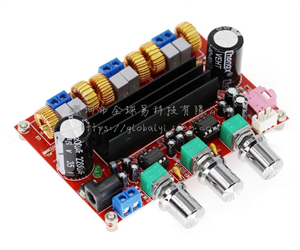 Picture of DIGITAL AUDIO POWER AMPLIFIER 2-CH + SLAVE 2x50W +