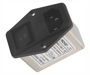 Picture of IEC SWITCHED POWER EMI FILTER 10A 250VAC