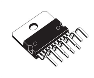 Picture of AUDIO AMPLIFIER MULTIWATT IC 25Wx2 SIL
