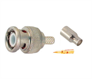 Picture of BNC-PLUG CRIMP RG174U 3-PC