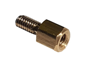 Picture of BRASS HEXAGONAL SPACER MALE-FEMALE M3x5mm