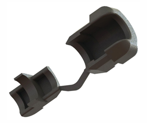 Picture of STRAIN RELIEF GLAND CABLE=6.4-7.4mm 12.7x11.5mm