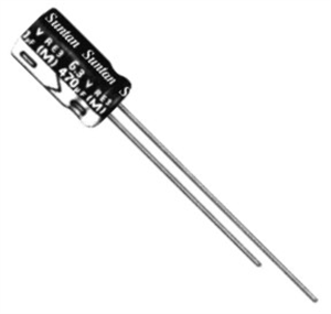 Picture of CAPACITOR CAP ELEC RAD 22uF 35V ST