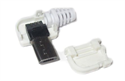 Picture of MICRO USB 5P PLUG IN WHITE HOUSING R/A - REWIREABL
