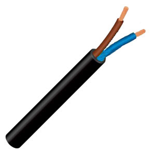Picture of CABTYRE 2C RND 0.75 BLACK - OPEN ROLL