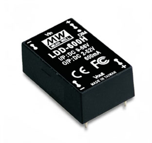 Picture of DC-DC CONVERTER DIP CC I=12/24 O=2-52 0.7A