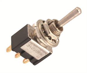 Picture of MINI TOGGLE SWITCH SPDT (ON)-OFF-(ON)