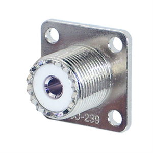 Picture of PL259 SOCKET UHF P/MOUNT FLANGE SQU