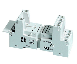 Picture of RELAY SOCKET 14P SQUARE DIN WITH SCREW TERM WHITE
