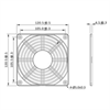 Picture of PLASTIC FINGER/FAN GUARD BLACK 120mm