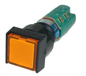 Picture of P/BUTT ILL-ORA MOM 1xNO/NC 220VAC 16MM