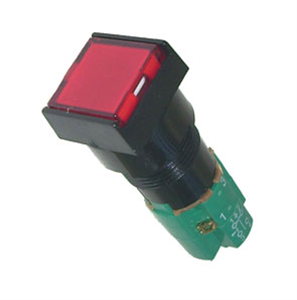 Picture of P/BUTT ILL-RED MOM 1xNO/NC 220VAC 16MM