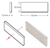 Picture of PERMANENT MAGNET BLK NEO N35 Ni 20x10x5