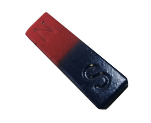 Picture of FLAT FERRITE N-S BAR PERMANENT MAGNET 50x15x4mm