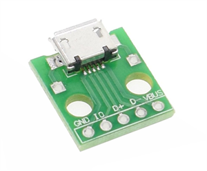 Picture of MICRO USB TYPE-B TO PCB BREAKOUT BOARD 5P