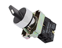 Picture of ROTARY SELECTOR SWITCH 2 POS MOMENTARY ON-OFF, STA