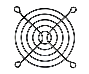 Picture of METAL FINGER/FAN GUARD BLACK 80mm