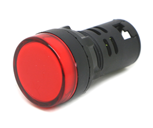 Picture of PILOT LIGHT RED LED 22MM 24V DC/AC