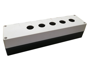 Picture of PUSH BUTTON ENCL 5 HOLE IP65 GREY 22mm