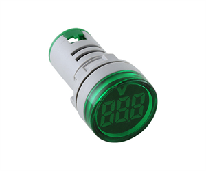 Picture of VOLTMETER INDICATOR 500VAC 3-DIG GR 22mm P/M