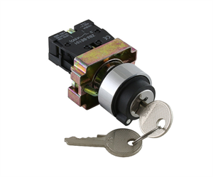 Picture of 2 POS KEY SWITCH, 2 SPRING RET L, N/O