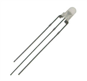 Picture of LED 3mm FR-RD/GR RND C-C