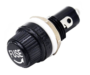 Picture of FUSE HOLDER PANEL MOUNT 5x20 ROUND HOLE
