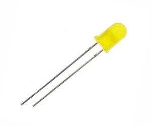 Picture of LED 5mm DI-YL RND 70mcd 35-DEG L=25