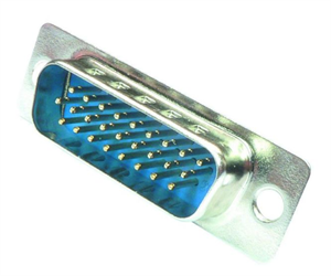 Picture of PLUG D-SUB 26W VGA SOLDER PANEL MNT METAL BLUE