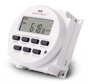 Picture of 220VAC DIGITAL WEEKLY PROGRAMMABLE TIMER 15A 60x60