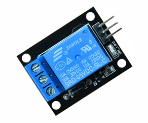 Picture of 1-CHANNEL RELAY BOARD 5V COIL - 250VAC 10A