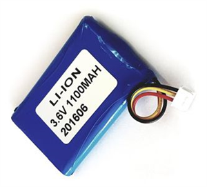 Picture of BATTERY CELL Li-Ion 3V6 1.1Ahr
