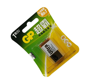 Picture of PP3=9V=BATTERY ALKALINE ULTRA 1/PACK