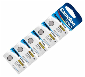 Picture of LITHIUM COIN BATTERY 3V 25mAh 12.5x1.6mm 5P/PACK