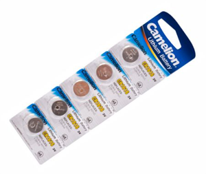 Picture of LITHIUM COIN BATTERY 3V 50mA 16x1.6mm5P/PACK