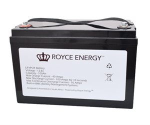 Picture of LITHIUM BATTERY LiFePO4 12V8 100Ah