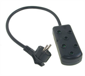 Picture of LEAD SCHUKO PLUG-2x3PIN 0.5M