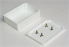 Picture of ABS ENCLOSURE WHITE POT-1W 72x50x25