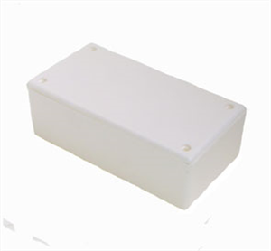 Picture of ABS ENCLOSURE WHITE NO-RIB 131x69x44